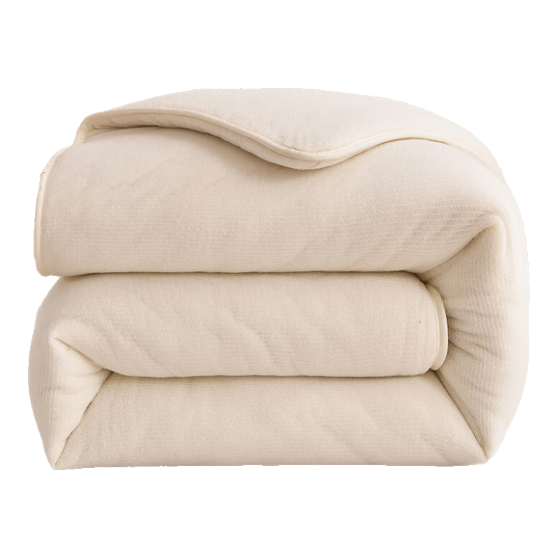 新疆棉花床垫褥子软垫家用卧室棉被垫子宿舍单人儿童铺底垫被褥子 棉胎米白色 150*200cm-约8斤（加厚双人床垫）