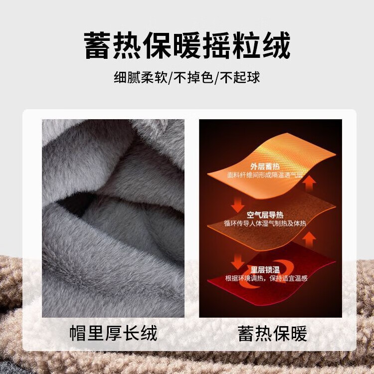 迈雷驰帽子男冬季骑行防寒面罩女冬天保暖口罩脖套加绒厚防风护耳 深灰色【防风保暖】 均码【外面可套头盔-男女可用】【防风保暖】