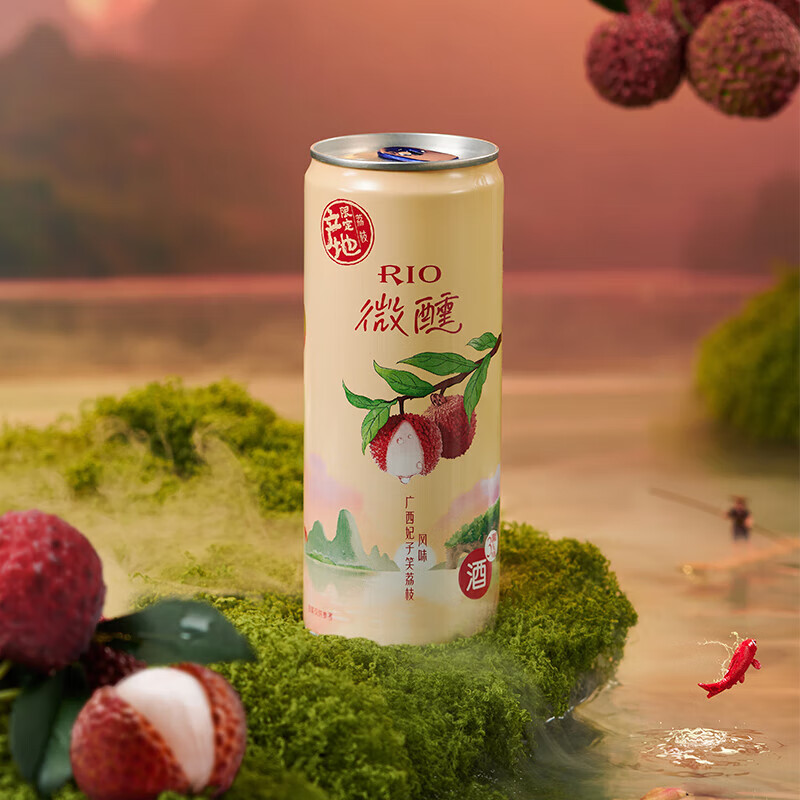 锐澳(RIO)微醺 RIO 330ml女士低度酒 果酒 预调酒3度 rio鸡尾酒 节日礼盒12罐混合口味(微醺*6清爽*3强爽*3)