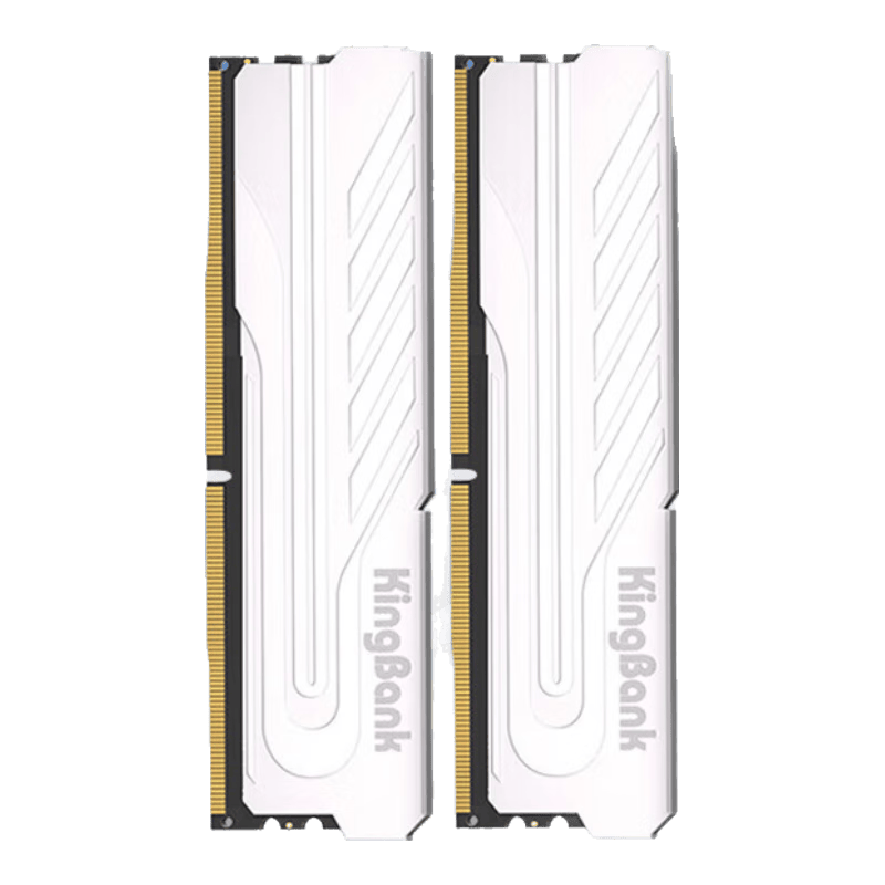金百达（KINGBANK）银爵3600 8gx2内存条金百达银爵ddr4 3200内存条2666海力士内存条16g马甲条32g星刃黑3600 银爵16G(8Gx2) 3200 【C16】