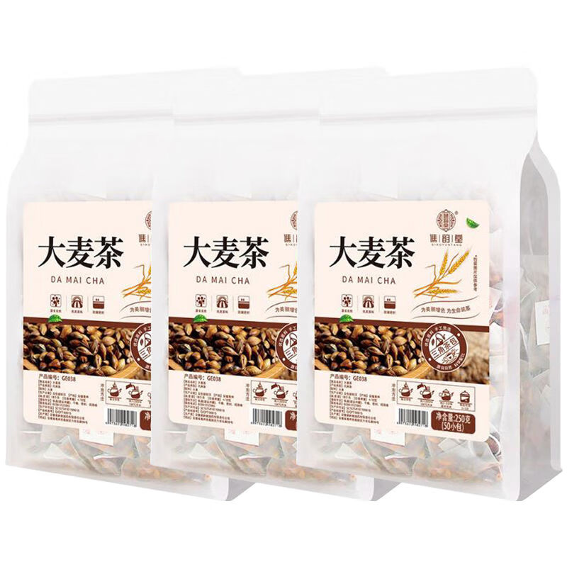 谯韵堂孕妇喝的大麦茶孕妇儿童大麦茶颗粒大麦茶包装袋炒大麦茶独 买2