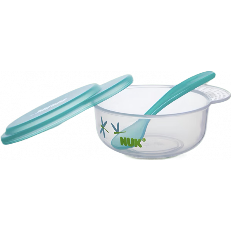 NUK碗勺餐具套裝pp碗勺240ML輔食碗訓(xùn)練期寶寶碗勺餐具套裝 綠色 碗+ 1把勺子
