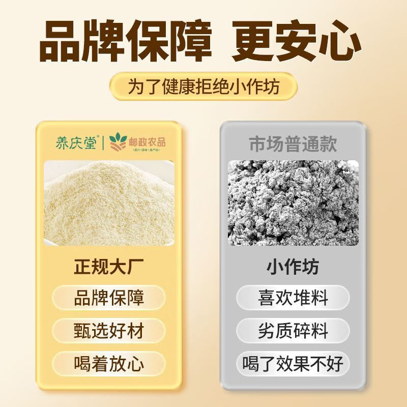邮政农品黄芪党参豆浆粉1罐药食同源非转基因高蛋白营养早餐