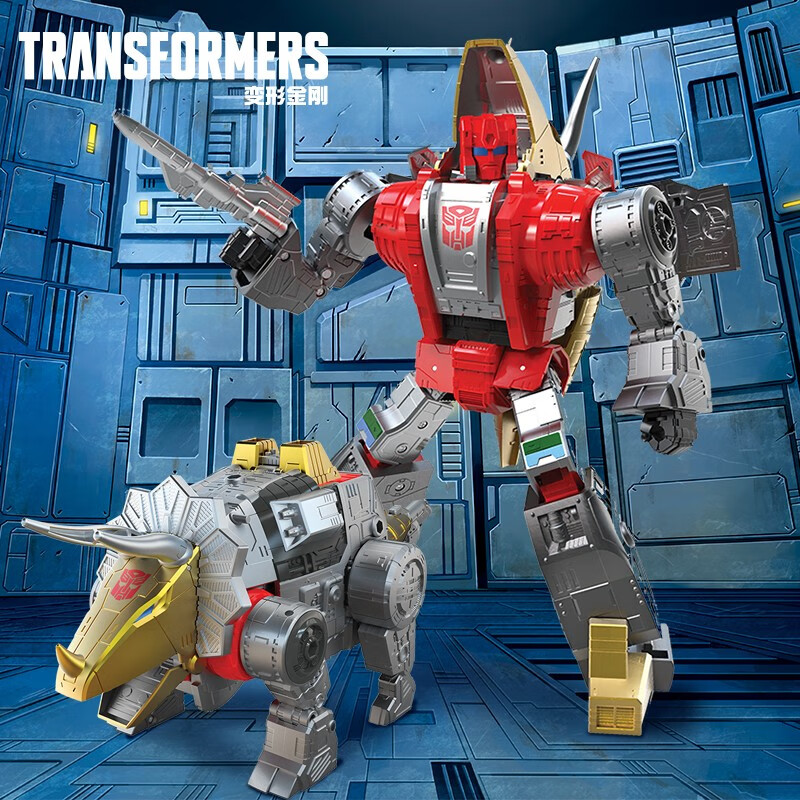 变形金刚（TRANSFORMERS）儿童男孩玩具车模型手办生日礼物领袖级SS8607铁渣和丹尼尔F0715