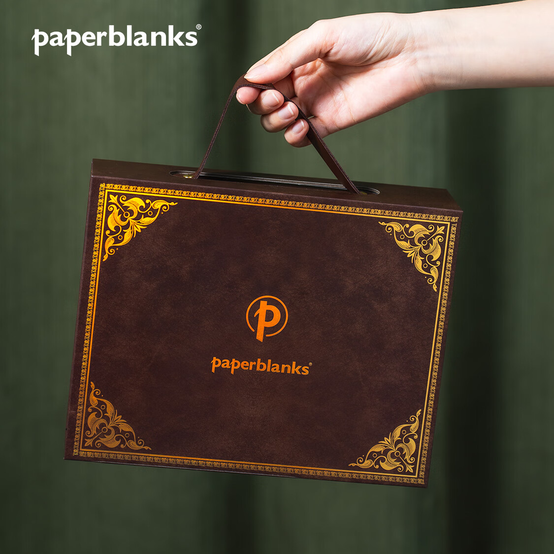 paperblanks佩兰克笔记本本子缤纷诗意创意礼物复古文创品文艺精致高档高颜值手账本日记本子送女朋友生日礼物 古典礼盒(硬壳/中本/横线)