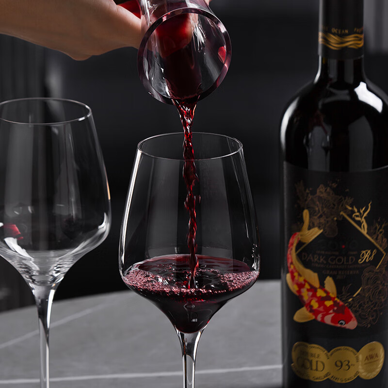 傲鱼黑金R8赤霞珠西拉智利原瓶原装进口高端干红葡萄酒14.5度节日送礼 750ml*6瓶