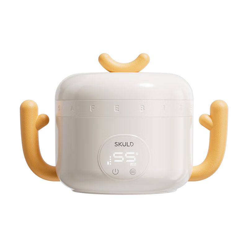 SKULD 时蔻儿童智能恒温碗辅食碗K10宝宝专用加热超长续航分体可拆316L
