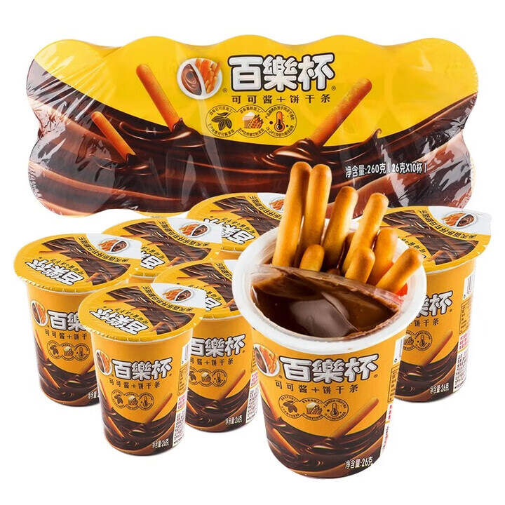 星球杯百乐杯26g*10杯 儿童零食 小包装休闲食品