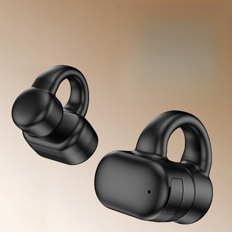 麦拉森【甄选直发】蓝牙耳机真无线不入耳非骨传导耳夹式跑步运动降噪通 象牙白+定向音频传输 双耳版【近12小时续航】