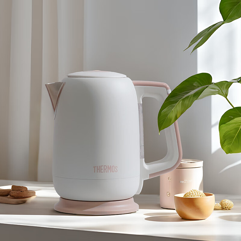 膳魔师（膳魔师）电热水壶家用便携智能恒温大容量304不锈钢烧水壶自动断电办公室电热水壶 1.7L 1339E烟雨色