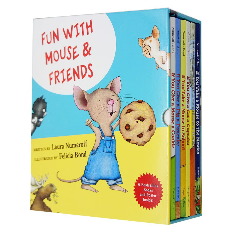 如果你给老鼠吃饼干 If You Give a Mouse a Cookie 进口英文原版