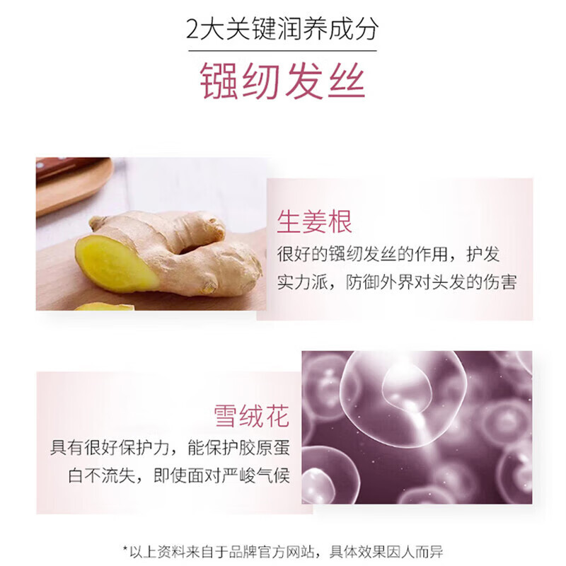 卡诗(KERASTASE)洗发水去屑改善扁塌蓬松发丝洗发露强韧滋养生姜修护洗头膏旅行装 元气姜赋源洗发水 80ml*2瓶