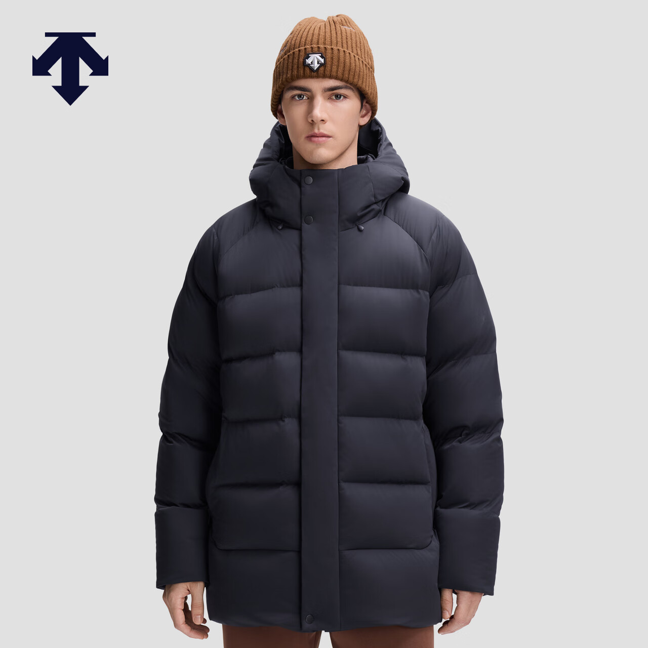 迪桑特（DESCENTE）迪桑特SKI STYLE系列运动休闲男士连帽保暖羽绒服冬新品 BK-黑色 3XL (190/108A)