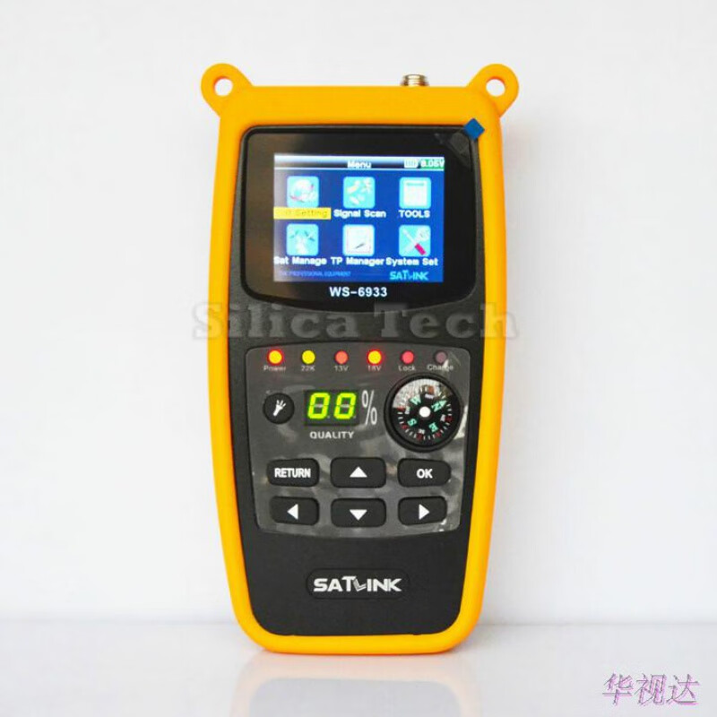 雅漫林(yamanlin)satlinkws-6933dvb-s/s2寻星仪带手电筒指南针功能