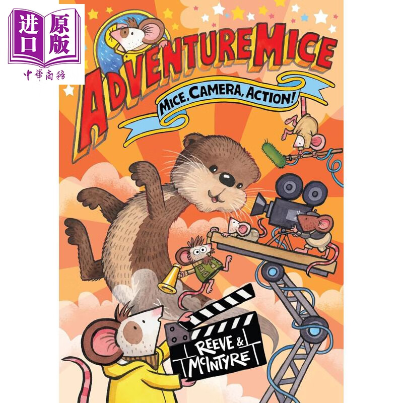 预售 冒险鼠小队 老鼠镜头 开拍 Adventuremice Mice Camera Action 英文原版 儿童探险故事书 全彩插图 进口童书读物