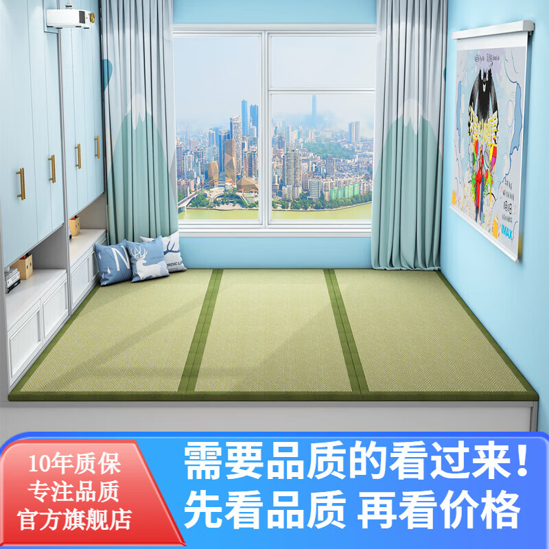 雅萊登電熱榻榻米定做踏踏米床墊榻榻米炕墊電加熱石墨烯防水席椰棕地墊 2.5厘米加熱3E椰夢維 升級款
