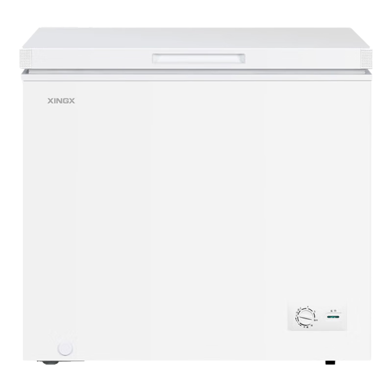 星星（XINGX）无霜冰柜300升/200升大容量 -30℃速冻超低温速冻冷柜 商用冰柜冷藏冷冻两用单温 冷冻柜一级能效 203升 【自动减霜80%】低温速冻203QE