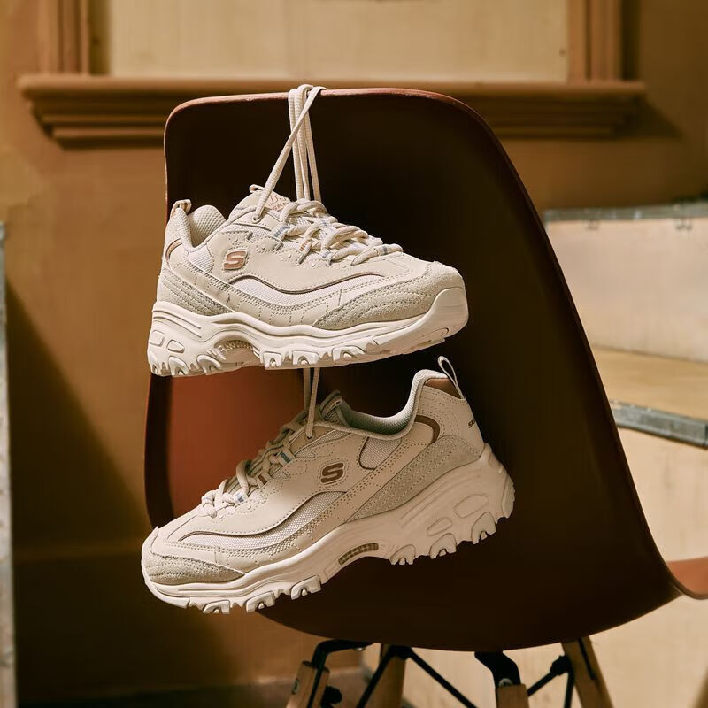 ˹���棨Skechers��Ħ����1��حĪ����ǳɫ�����ϵ�Ь Ů��-��Ȼɫ  37.5198.8Ԫ