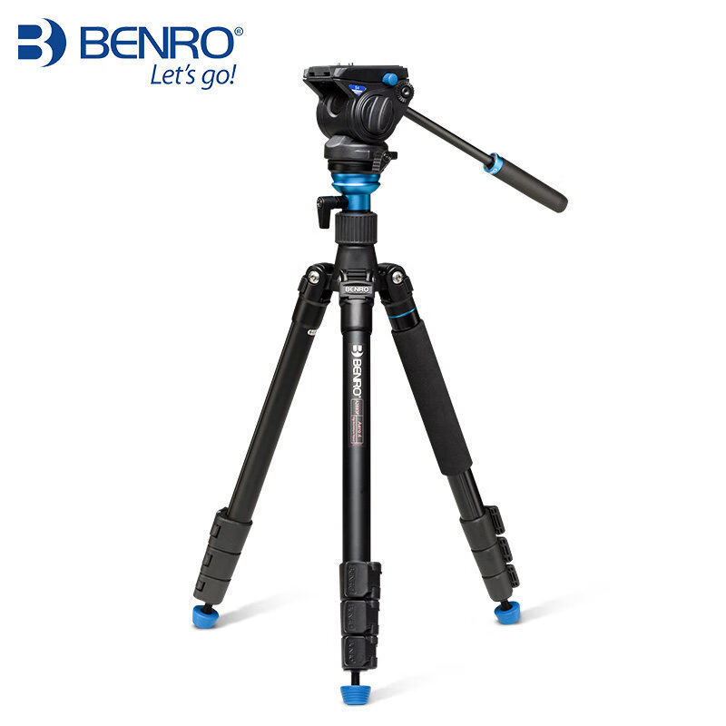 百諾（Benro）三腳架A2883FS4攝影攝像獨(dú)腳架液壓阻尼云臺三角架 A2883FS4