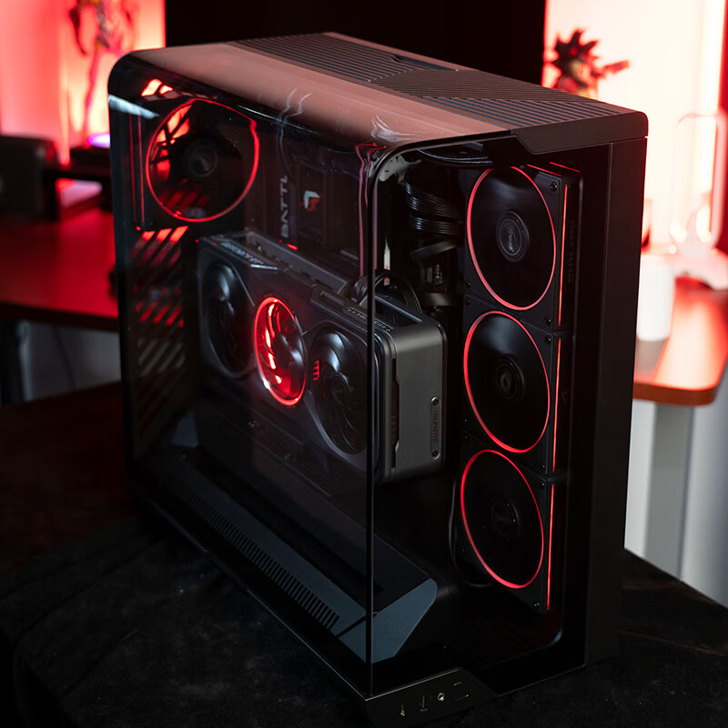 七彩虹（Colorful） iGame C25A VORTEX ATX机箱(内置横流风机 魔术理线 快捷安装)