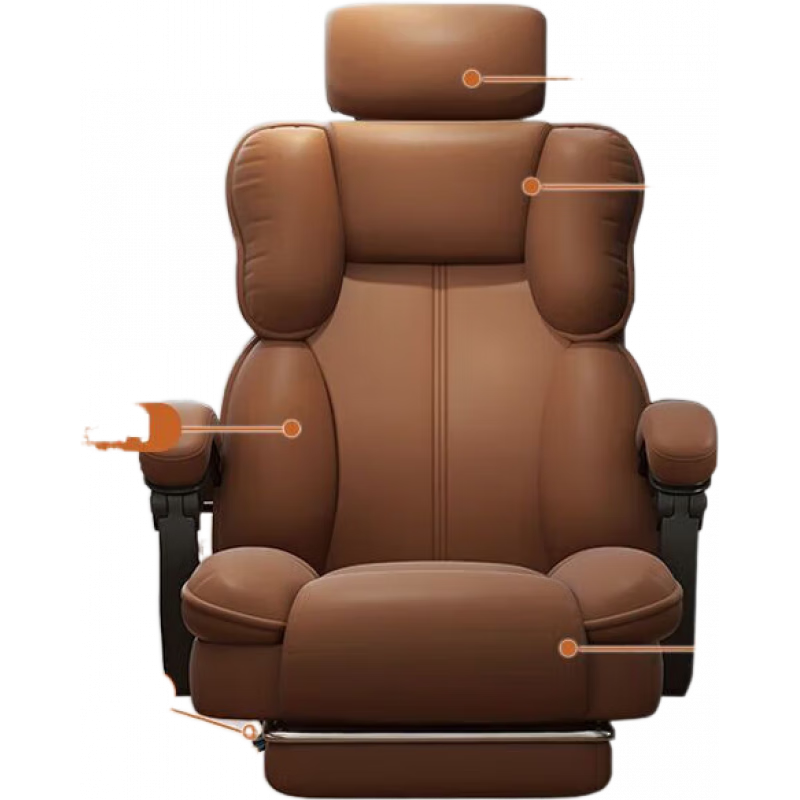 永藝沃克ultra電腦椅人體工學辦公椅靠背轉椅老板座椅大學生電競 咖色 黑色貓爪皮+可調節(jié)頭枕+海綿坐墊 【托盤】AAA款款-鋼制腳