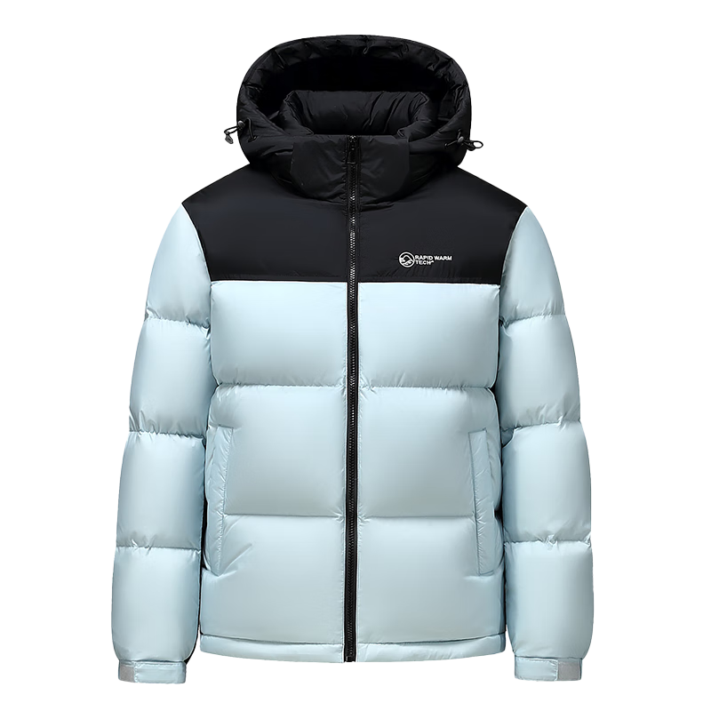 鸭鸭（YAYA）【255g充绒】羽绒服男士短款2025冬季最新款户外保暖面包服外套HG 深橄榄绿色 S (165)