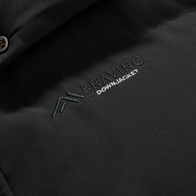 康博品牌羽绒服男冬季中长款中青年90鸭绒外套 L 高级灰