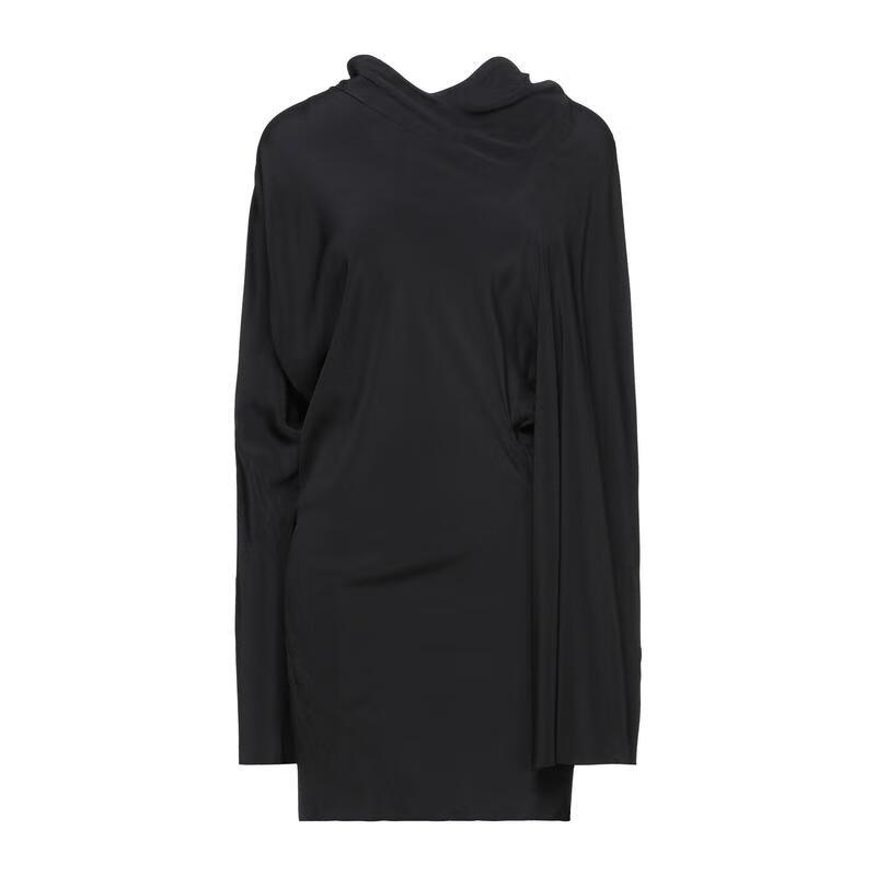 瑞克·欧文斯（RICK OWENS） 轻奢 女士 短款连衣裙 Black 20 | 38 IT
