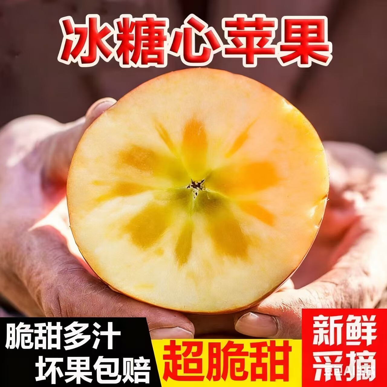 龙多鲜JD送货上门冰糖心富士苹果红富士苹果新鲜水果当季整箱现摘 整10斤  约18-24枚  净重8.5斤