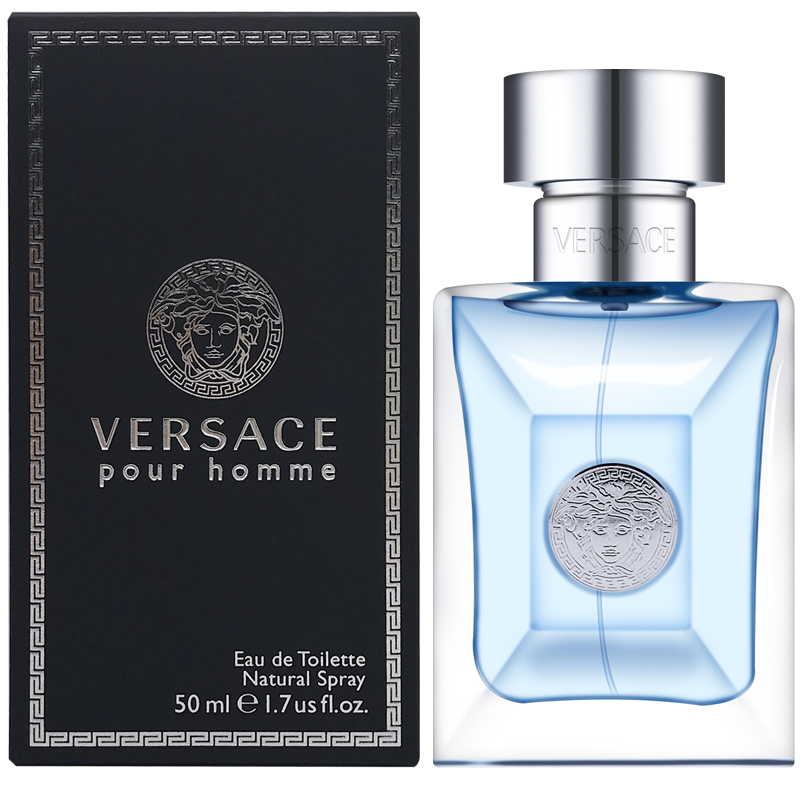 【七夕情人节礼物】范思哲（VERSACE） 同名经典男士淡香水30/50/100ml 经典同名男士香水50ml