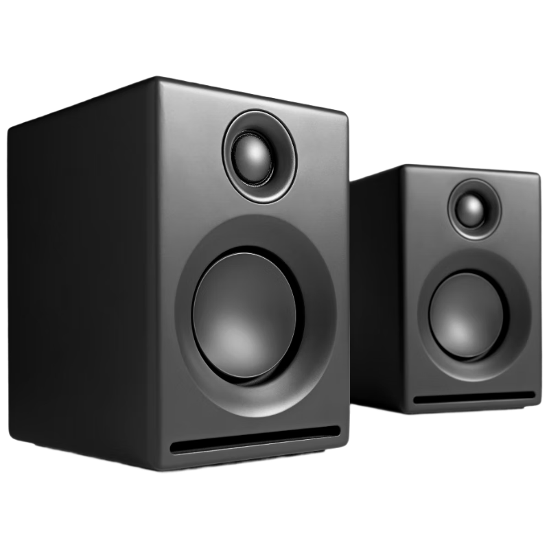 聲擎SOUNDQUIP Cyber2 電腦桌面音響臺式小型 高音質(zhì)藍牙音箱發(fā)燒HiFi有源音箱 家用多媒體音響 暗霧黑