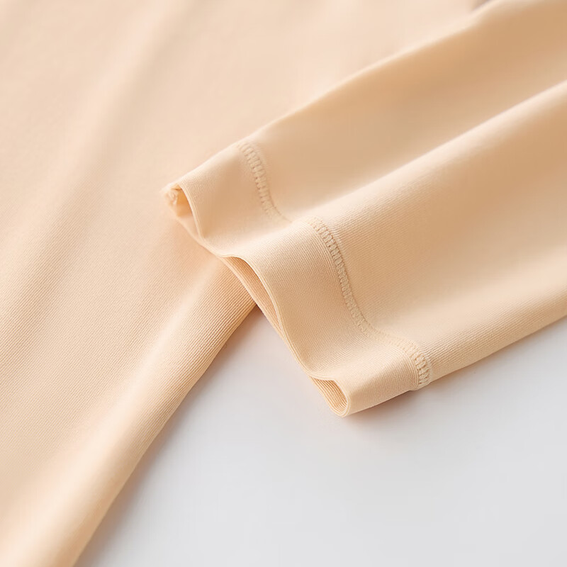 欧迪芬女士秋衣秋裤套装女肌底衣秋冬季打底衫女无痕贴身显瘦保暖内衣 黑色+可可棕 【2套装】 L