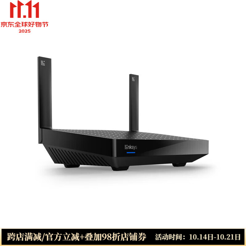 領(lǐng)勢(shì)（LINKSYS） LN3111 Classic Micro WiFi 6 千兆路由器 AX3000  雙頻路由器 無線路由器 輕松設(shè)置 1個(gè)裝
