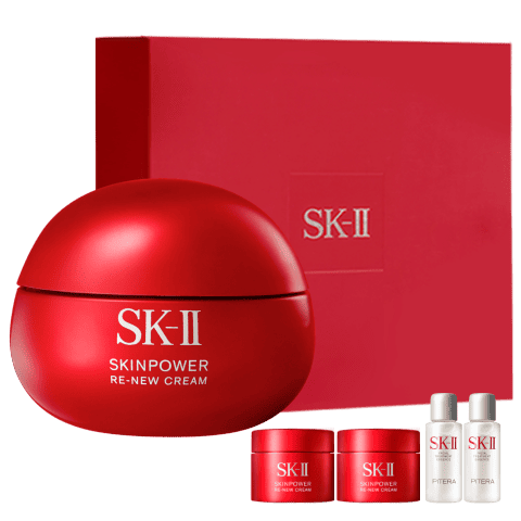 SK-II大红瓶面霜50g乳液抗老护肤品套装礼盒sk2化妆品全套生日礼物女