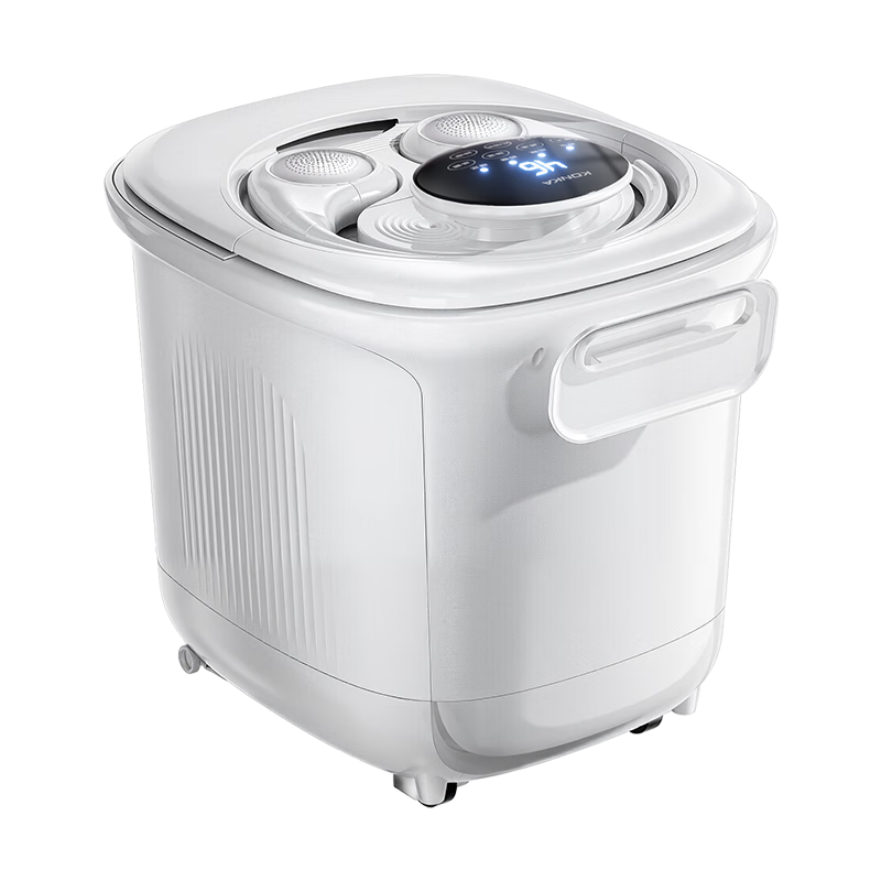 康佳（KONKA）足浴泡腳桶加熱自動按摩2025高深足浴盆殺菌電動洗腳盆恒溫護(hù)保暖膝老寒腿實(shí)用生日禮物送爸媽長輩