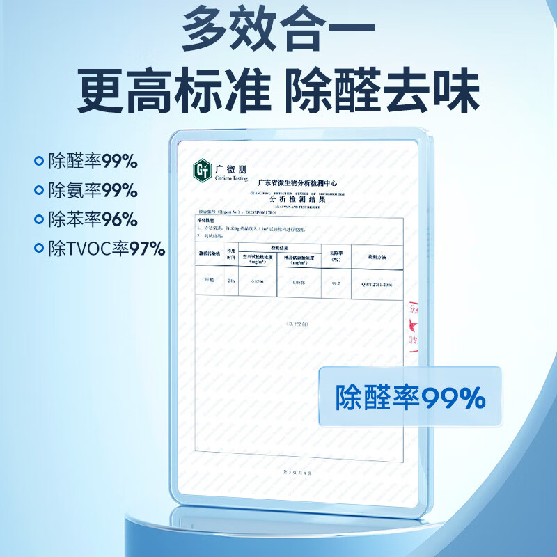 绿之源 活性炭除甲醛活性炭去甲醛炭包去甲醛新房汽车除味竹碳包除味 幻彩·超净因子丨除醛炭盒丨1罐