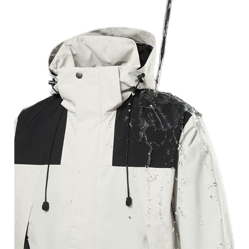 【硬核防风】oversize宽松冲锋衣男女秋冬户外夹克外套男可拆防水 单冲抹茶绿 2XL 男女通用建议 175-190斤