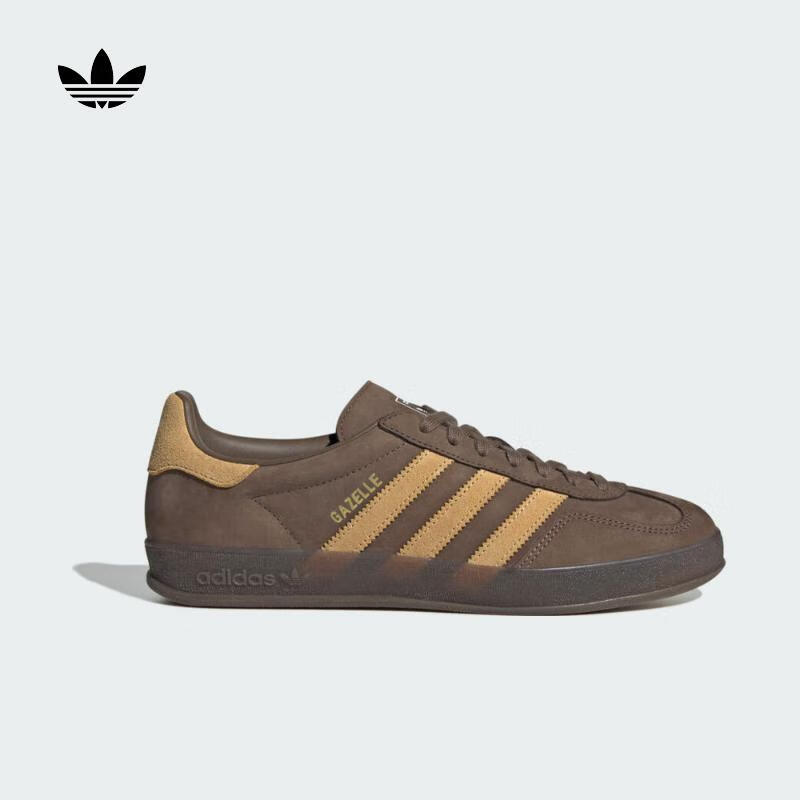阿迪达斯 （adidas）Originals三叶草2025年男女GAZELLE INDOOR运动休闲鞋 JQ8386 39