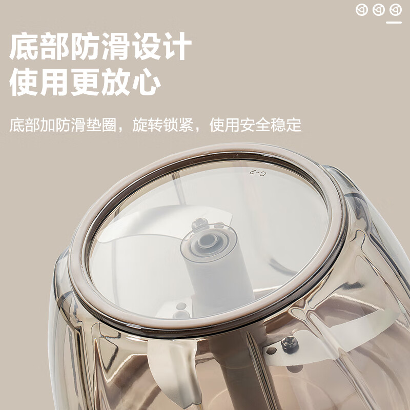 苏泊尔(SUPOR)拉蒜器捣蒜器多用蔬菜料理器手动抽绳搅肉碎料理机切菜器蒜泥神器 KG40AF10【400ML容量】