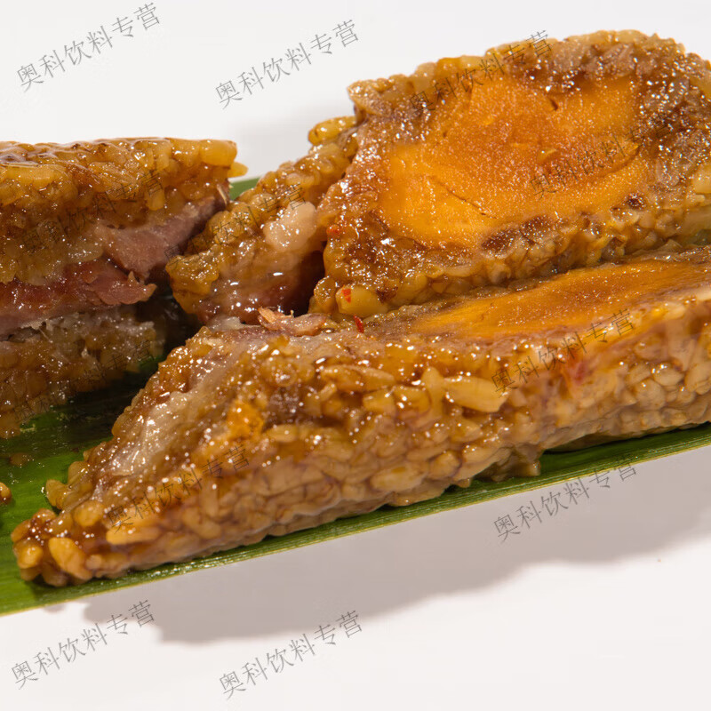 浙江特产鲜肉蛋黄大粽子传统手工现做农家咸粽嘉兴即食早餐端午粽 蛋黄肉粽10祇装