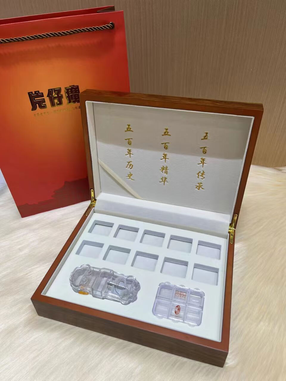 漳州片仔癀空礼盒6粒木盒原厂包装4粒三宝盒十粒切割器药盒手提袋