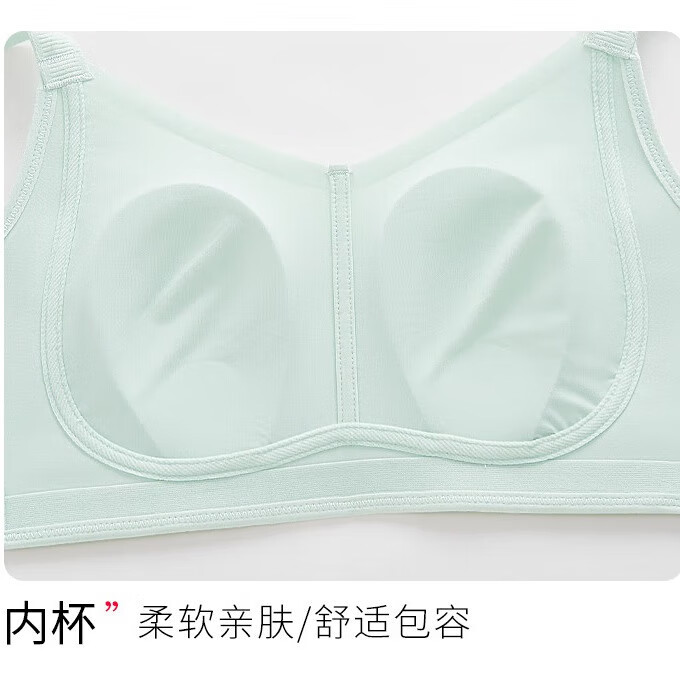 千奈美大胸显小内衣女全罩杯薄款调整型收副乳防下垂大码文胸罩 奶灰色 XL (85BCD)