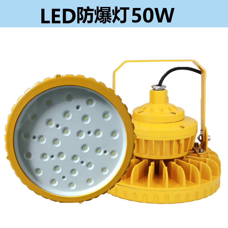 大岚led防爆灯厂房仓库防腐泛光灯圆形弯杆防爆隔爆型投光灯应急照明