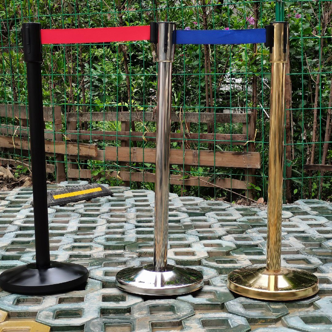 other一米栏隔离带戒线示柱排队棒护栏栏杆商场 钛金色3米加重