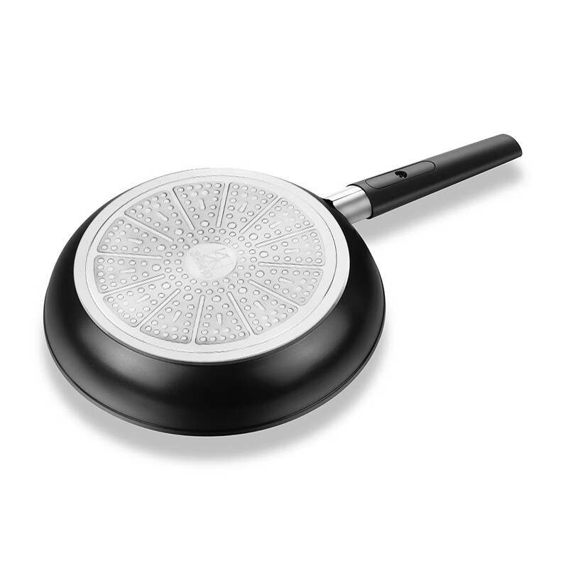 三禾风火轮系列炒锅炖锅煎锅钛不粘三件套进口抗菌涂层不粘锅 【钛不粘】风火轮三件套炒锅+煎锅+汤锅 30cm