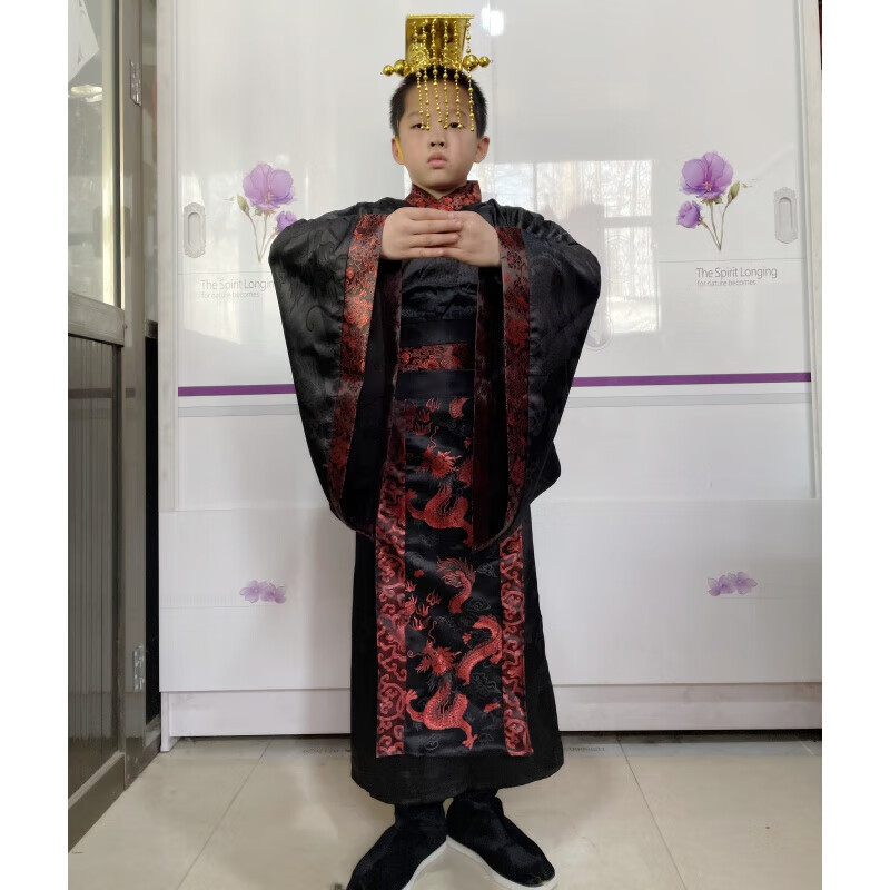 缀樱秦始皇服装儿童古装学生荆轲刺秦王课本剧演出大臣太子丹春秋战国