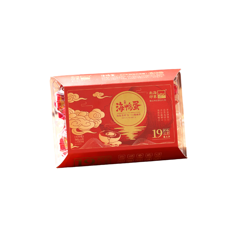 ����ӡ�� ����Ѽ�� 70g*6ö ��ͥװ ��ʳ ���������� 15.9Ԫ