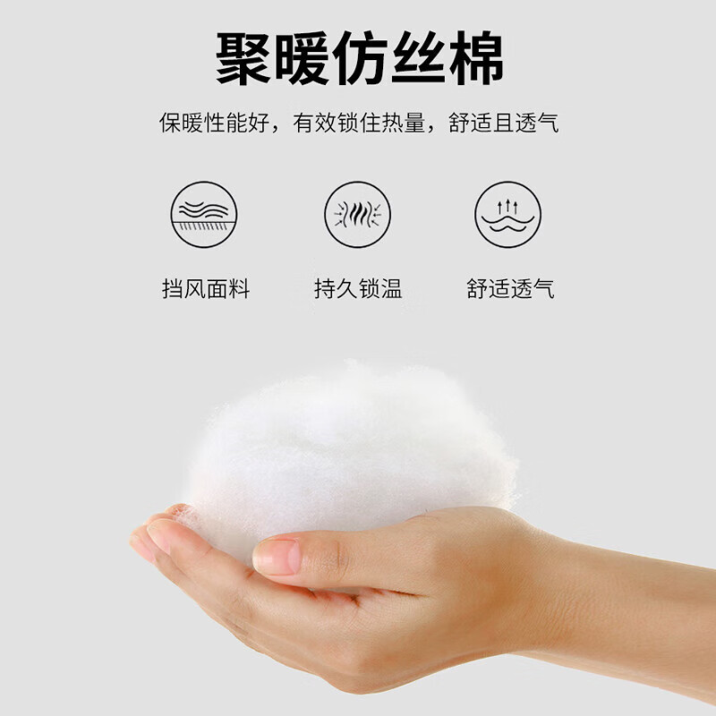 JEEP SPIRIT吉普棉衣男立领短款外套加厚中老年爸爸装商务休闲保暖防寒棉服 蓝色 6XL （建议体重170-190斤）