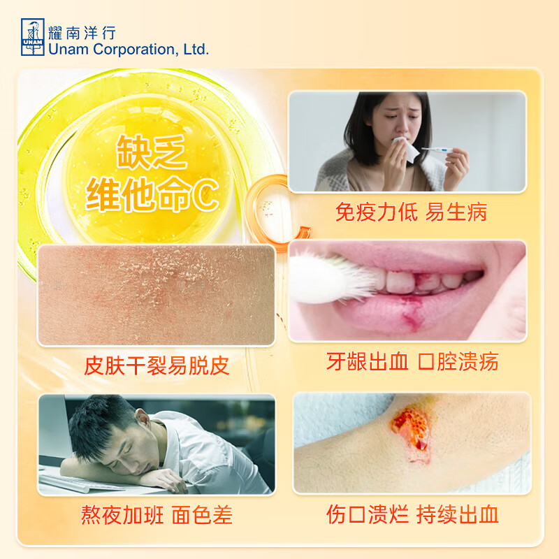 益能康多种维他命B+C提升活力抵抗压力提高免疫力成人适用 香港进口 益能康 维他命丸 100粒*1盒