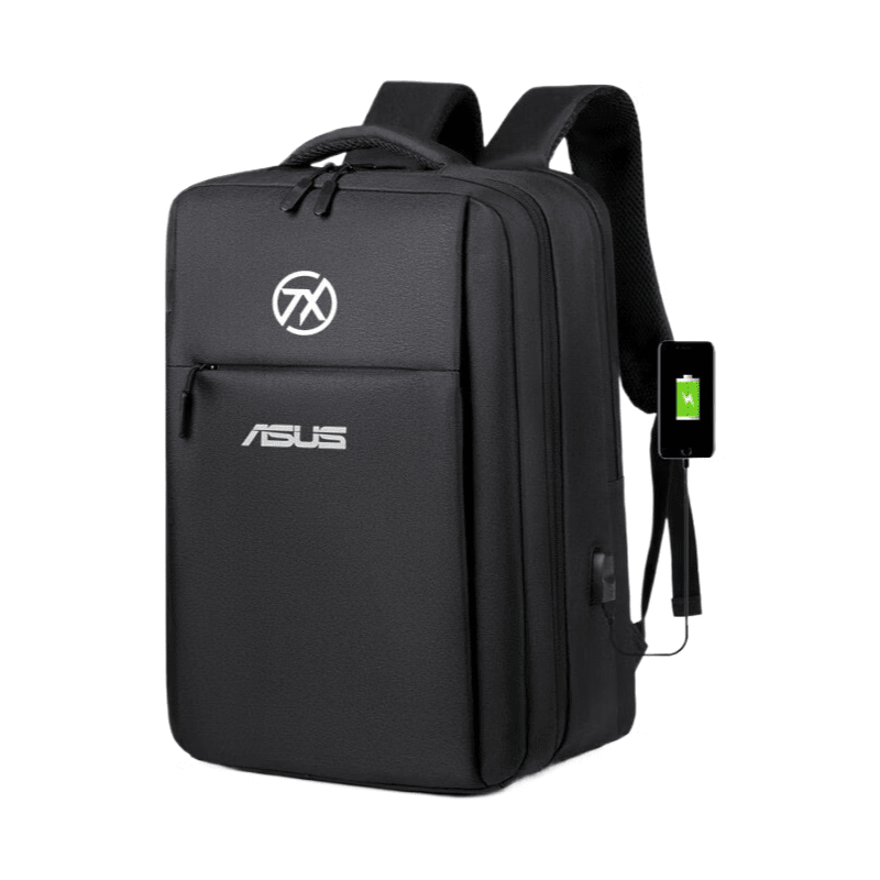 适用华硕天选6Pro电脑包16英寸5pro笔记本双肩背包4plus气囊书包 新款白米色(气囊)白天选 升级版防摔 15.6英寸 可放键盘支架